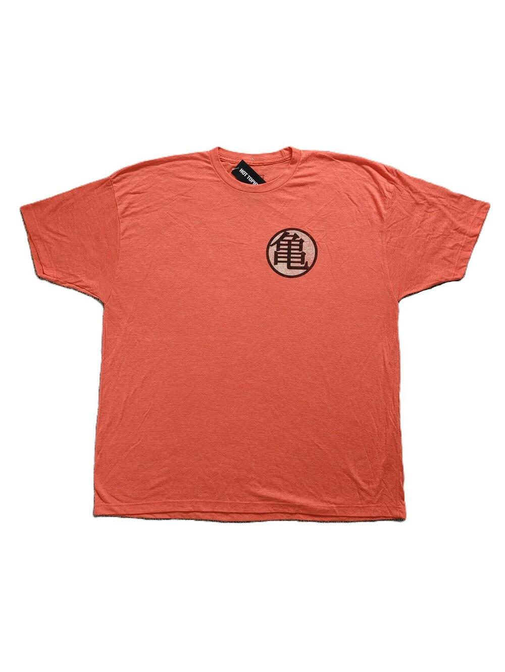 Dragon Ball Z Men’s 3XL Orange Kanji Symbol Anime T-Shirt Hot Topic - NEW